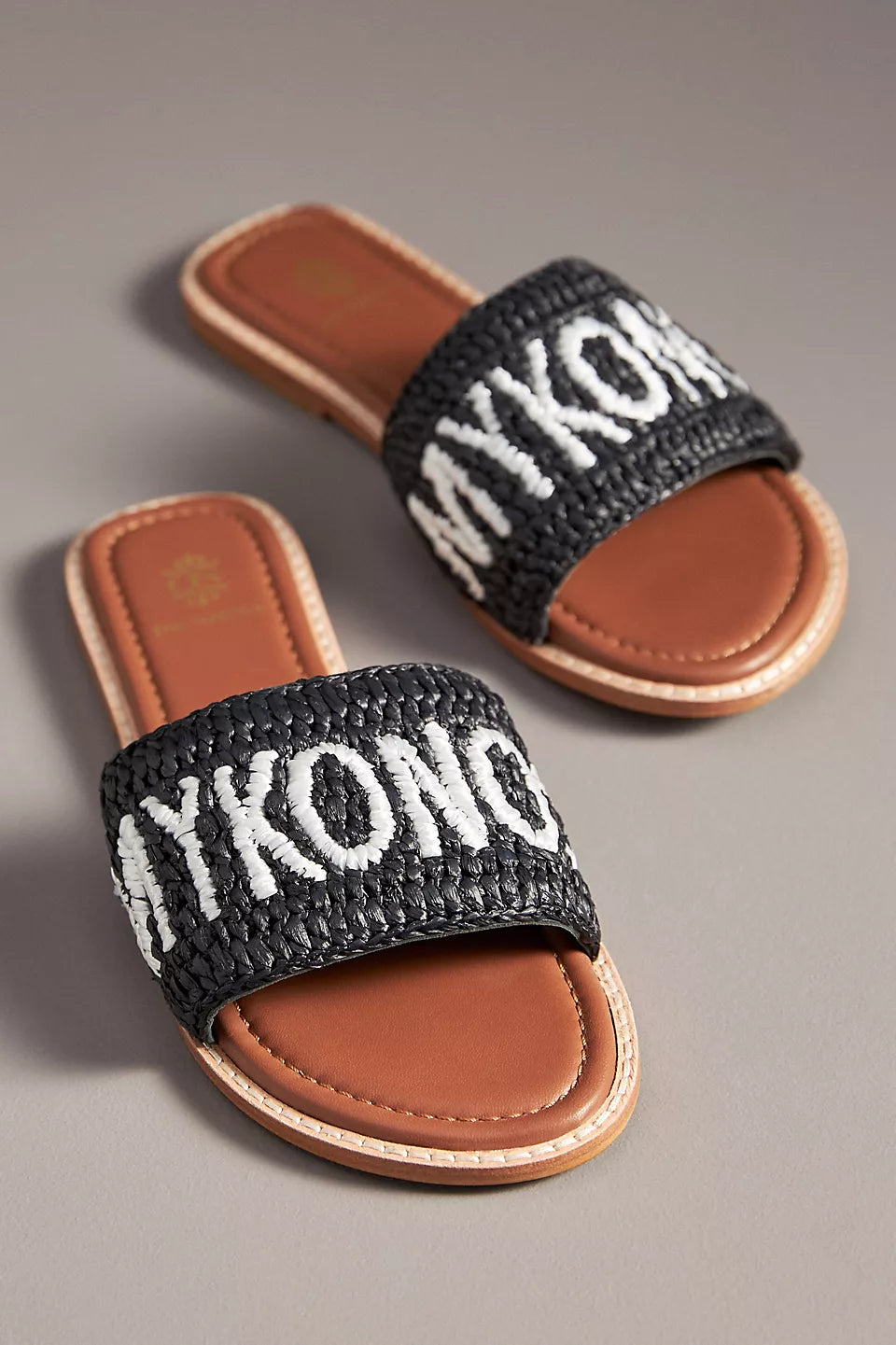 MYKONOS RAFFIA SLIP ON