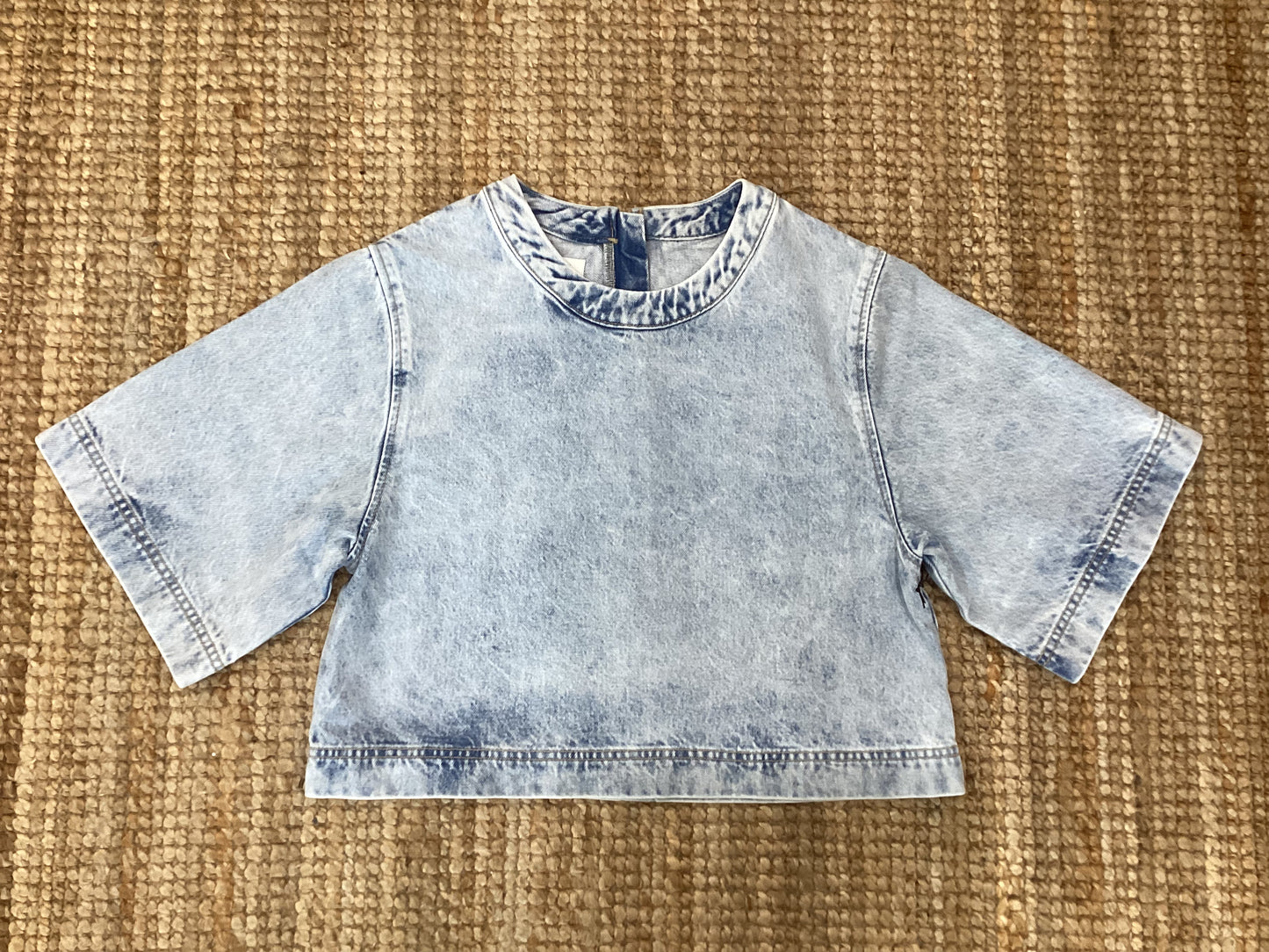 LUNA DENIM TOP