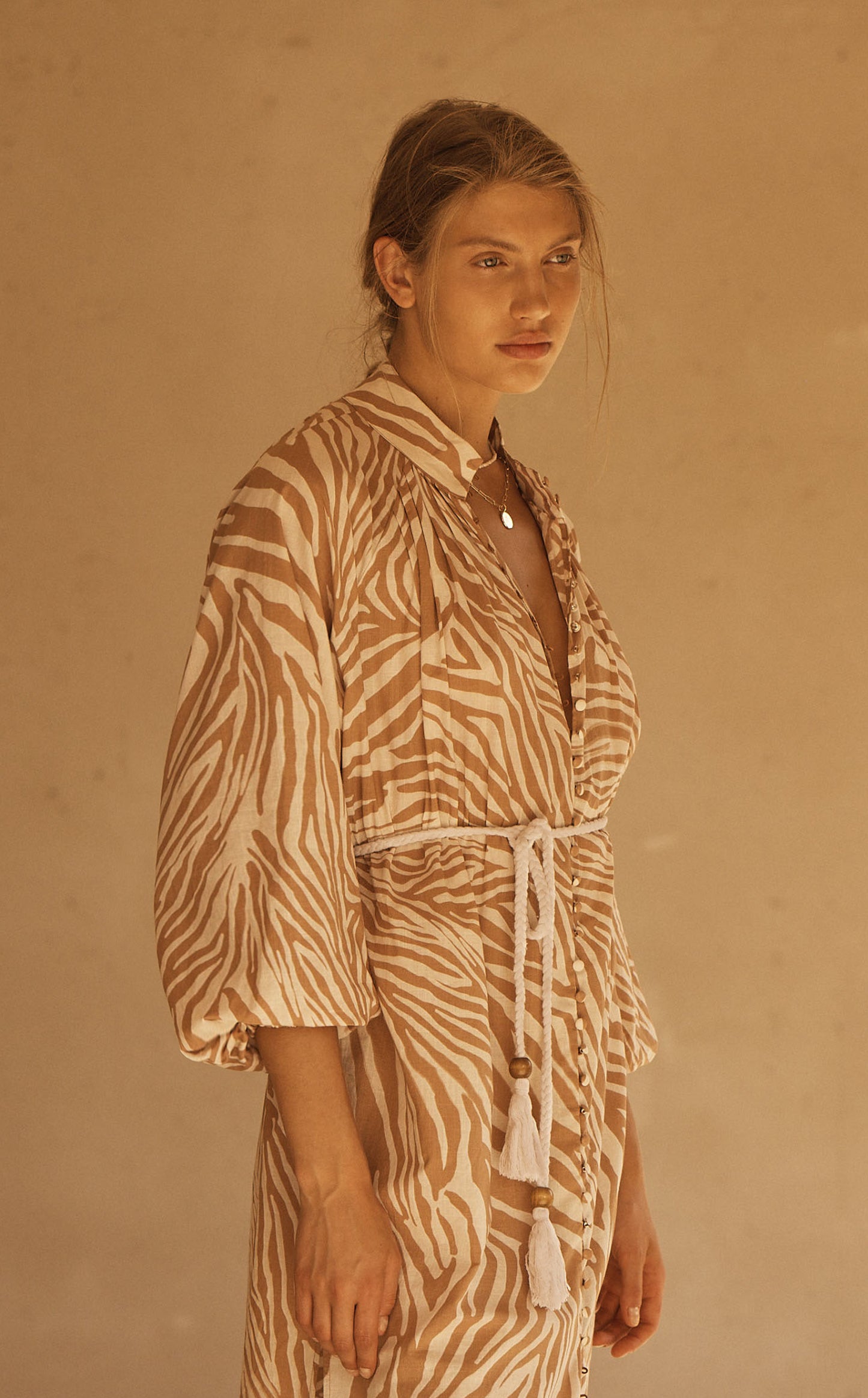 NOTAE BILLOW SLEEVE RESORT DRESS