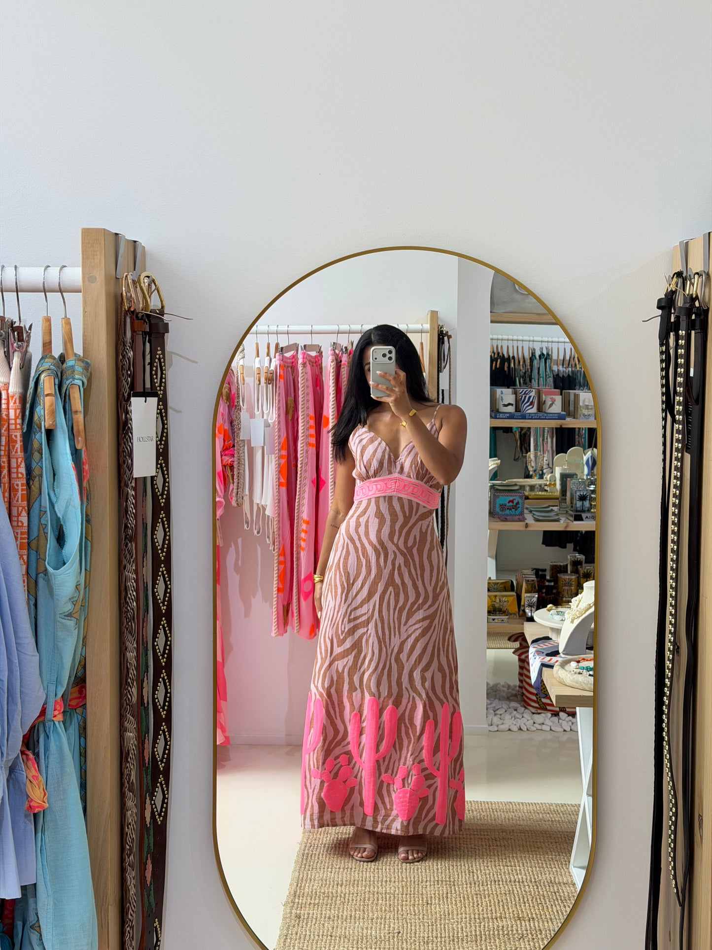 CAMELIA ZEBRA DRESS