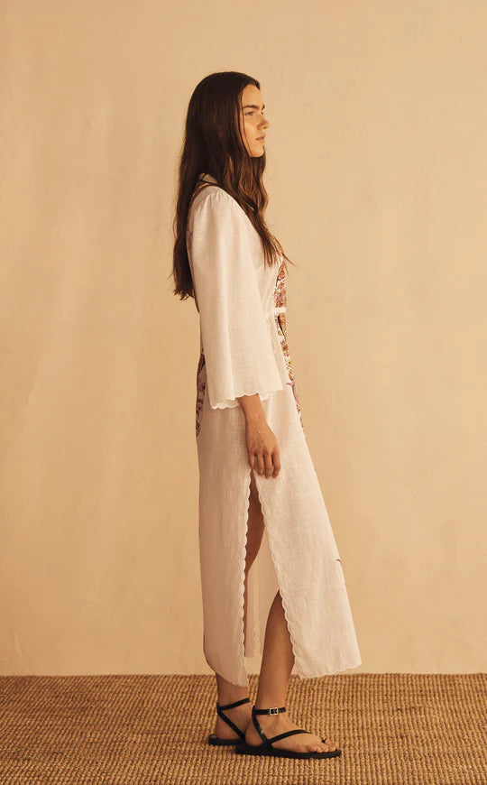 SCALLOP TUNIC DRESS