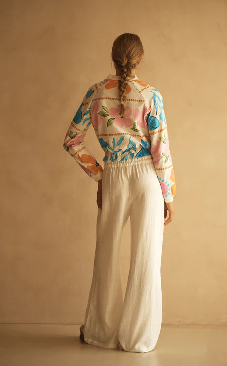 BIANCA GATHERED WIDE LEG PANT