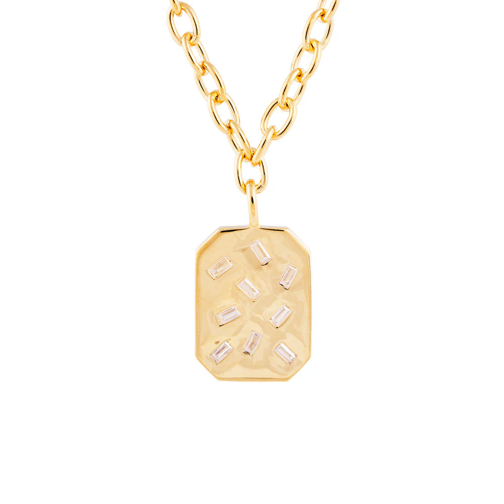 Scatter Baguette Necklace