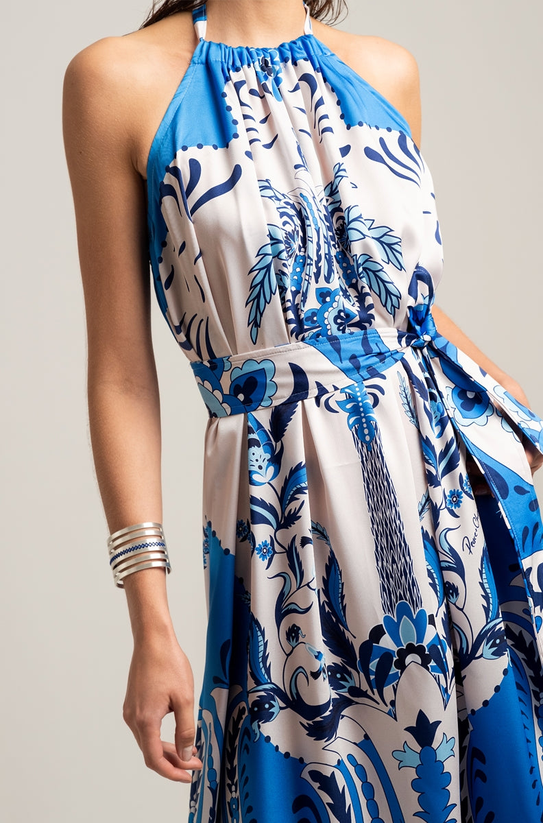 DAMASK LONG DRESS