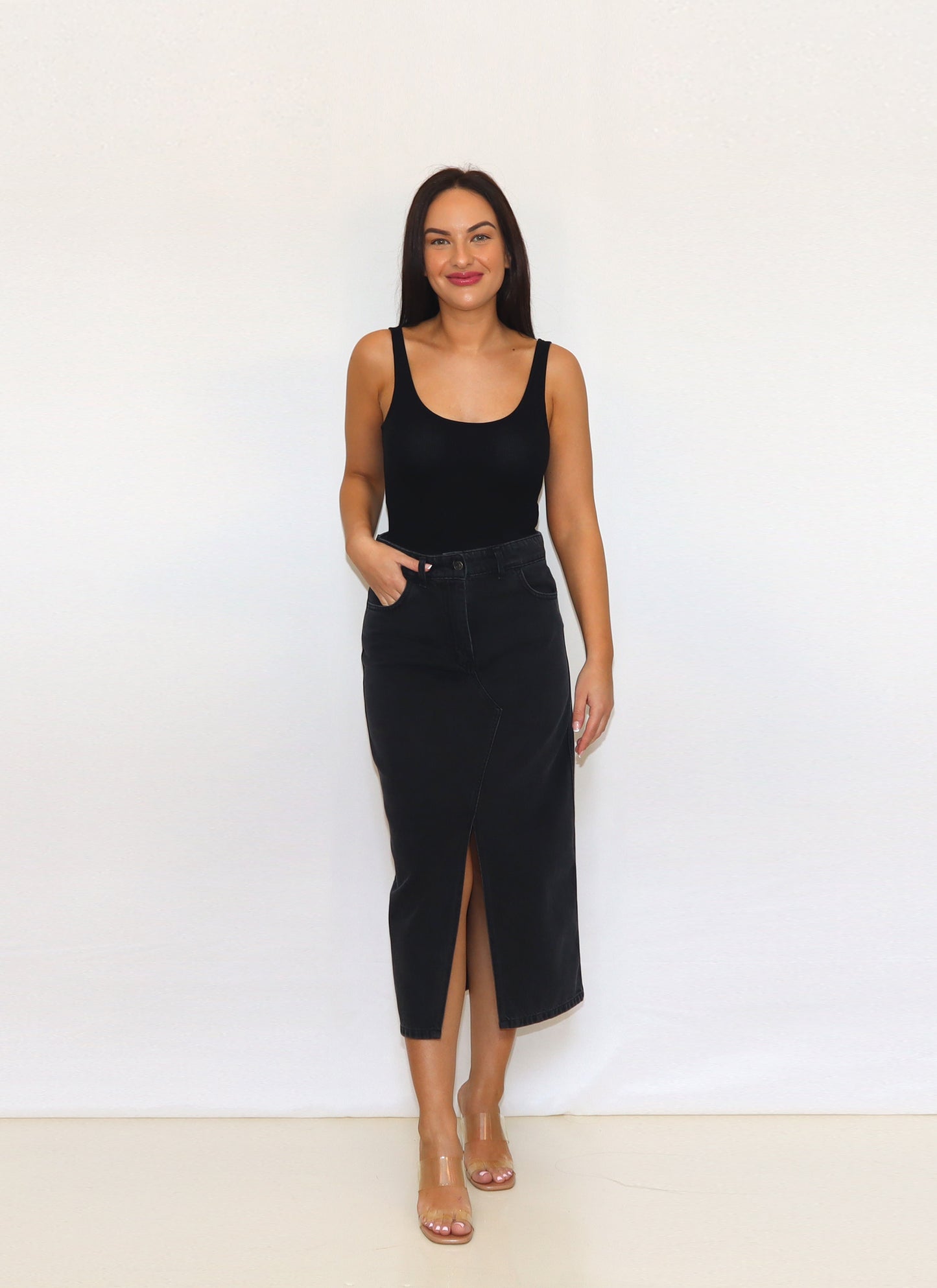 KARMIC DENIM SKIRT