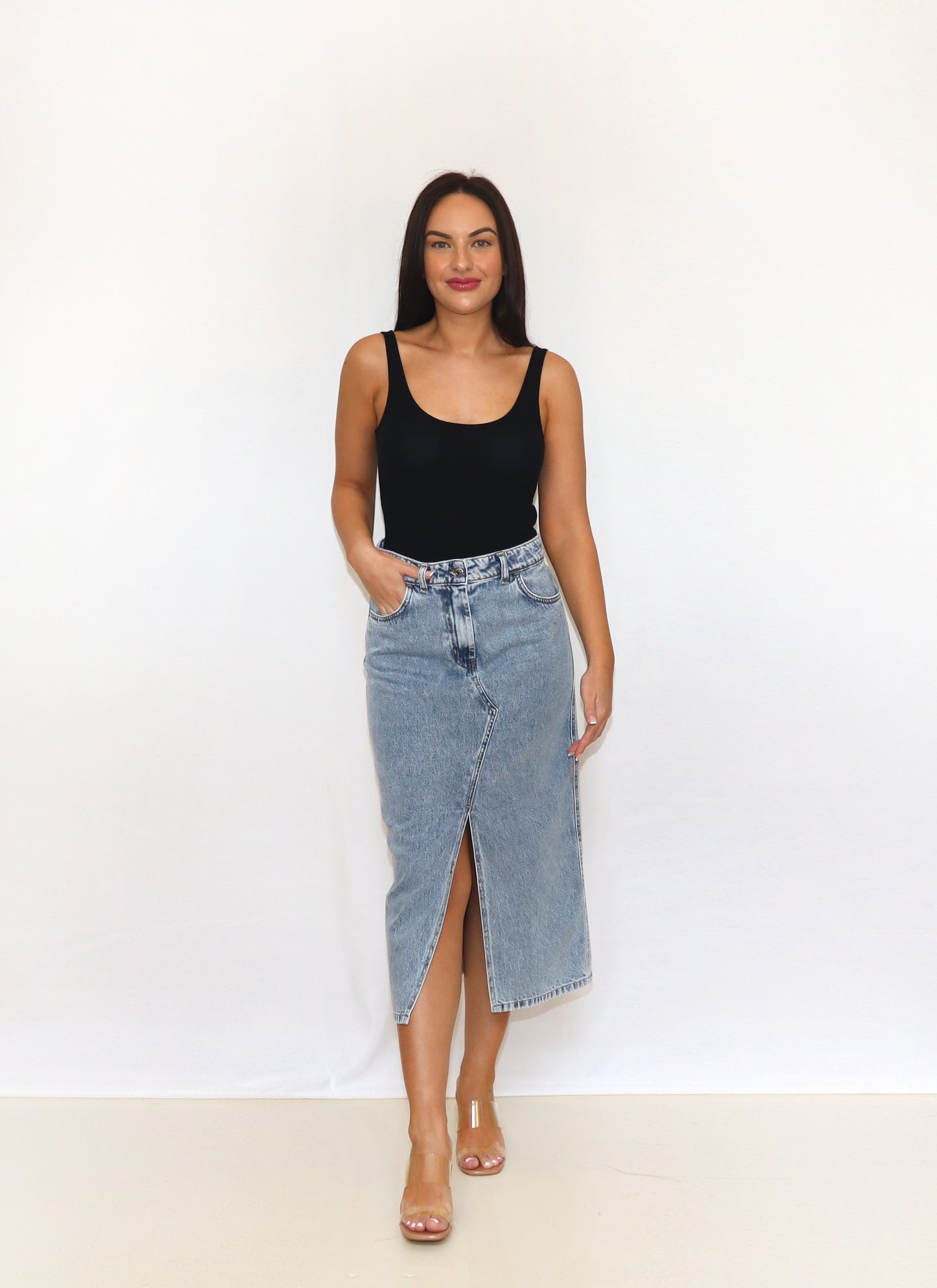 KARMIC DENIM SKIRT