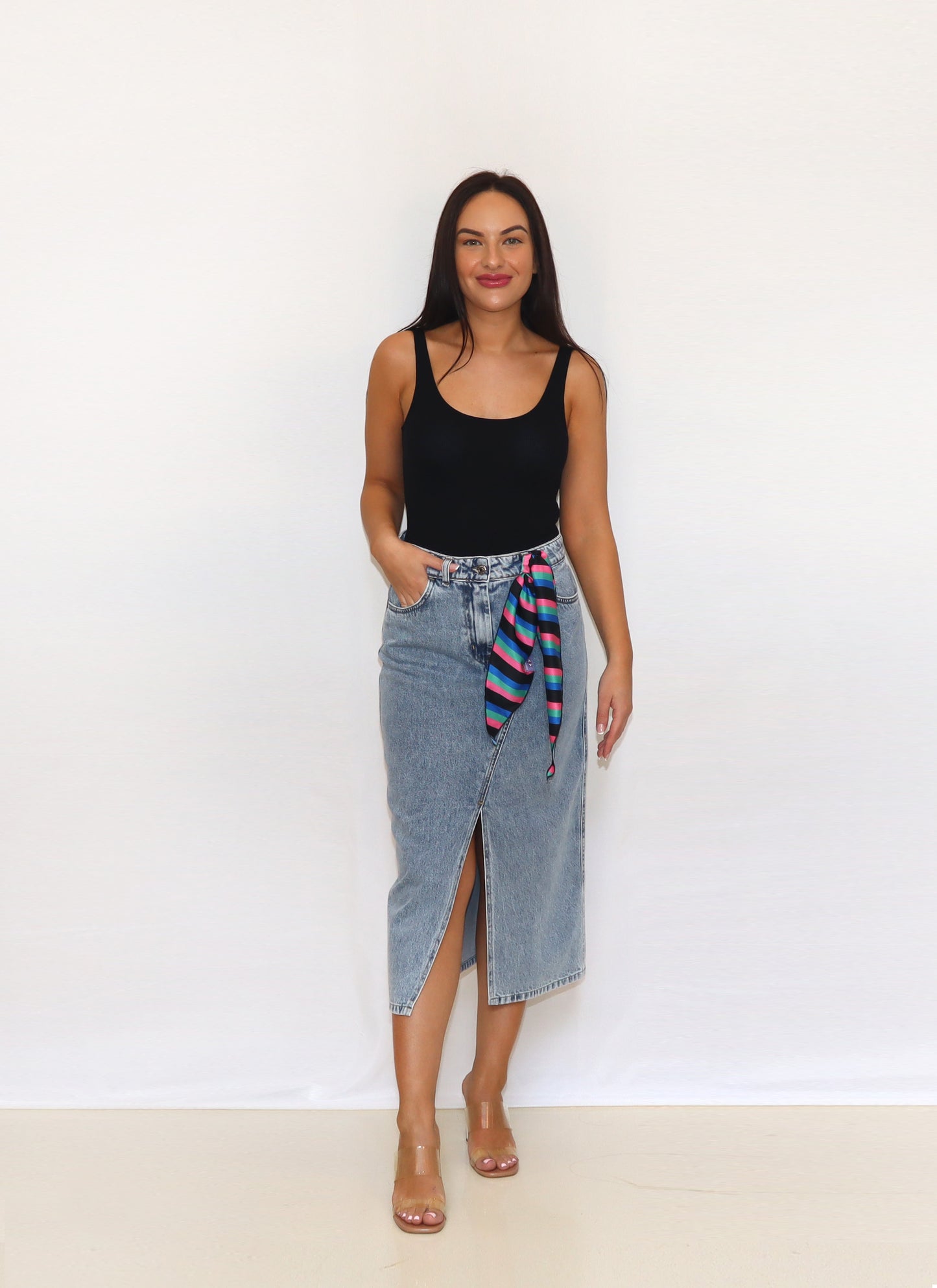 KARMIC DENIM SKIRT