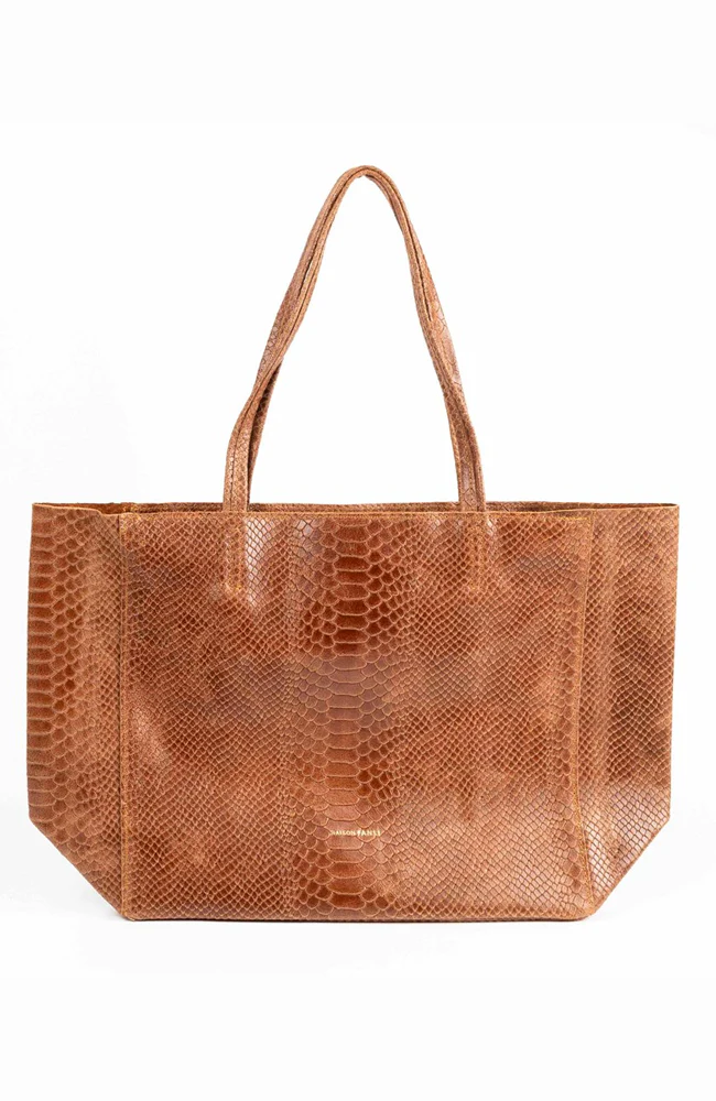 RECTANGULAR SNAKE TOTE