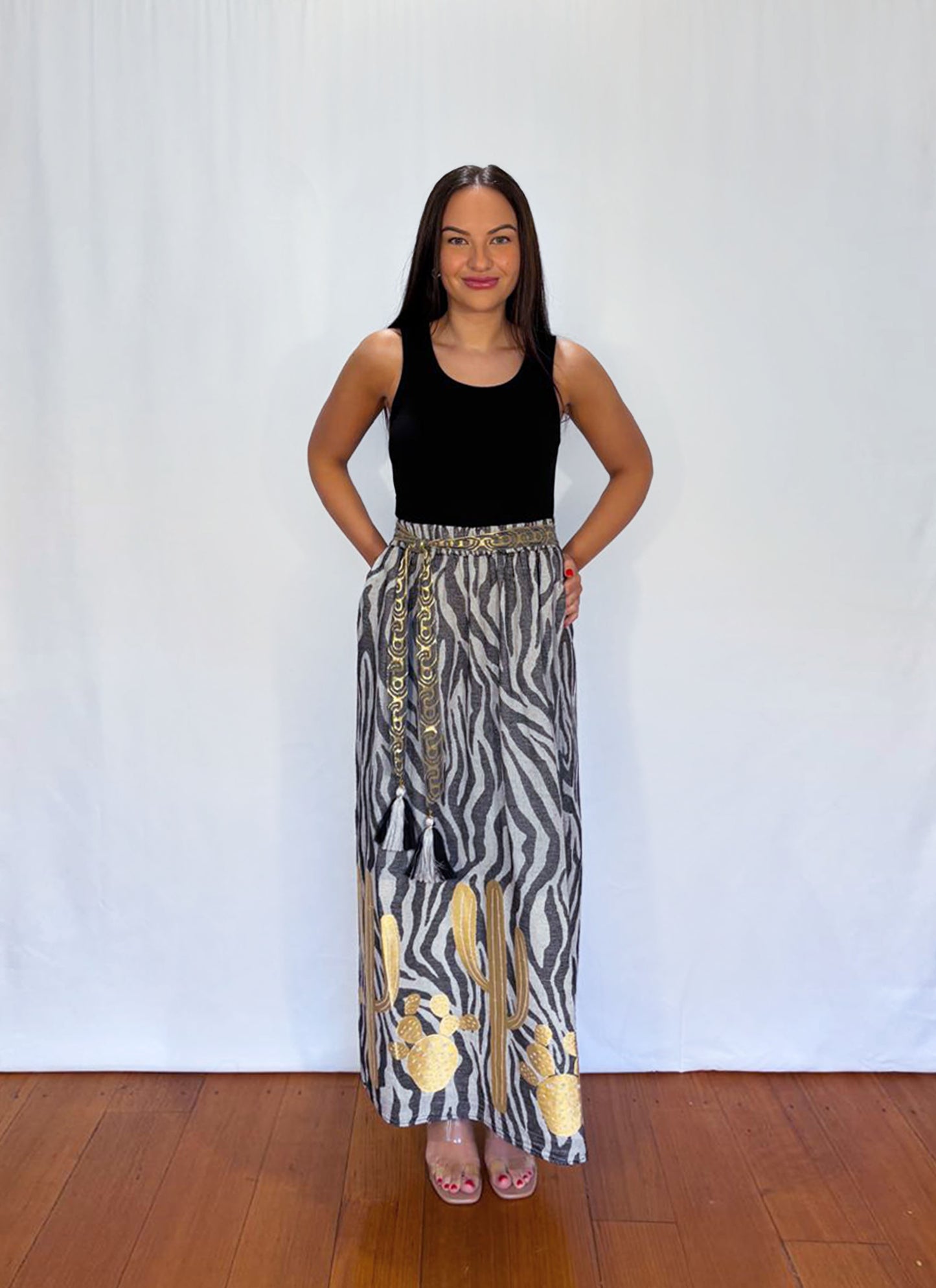 CALI ZEBRA SKIRT