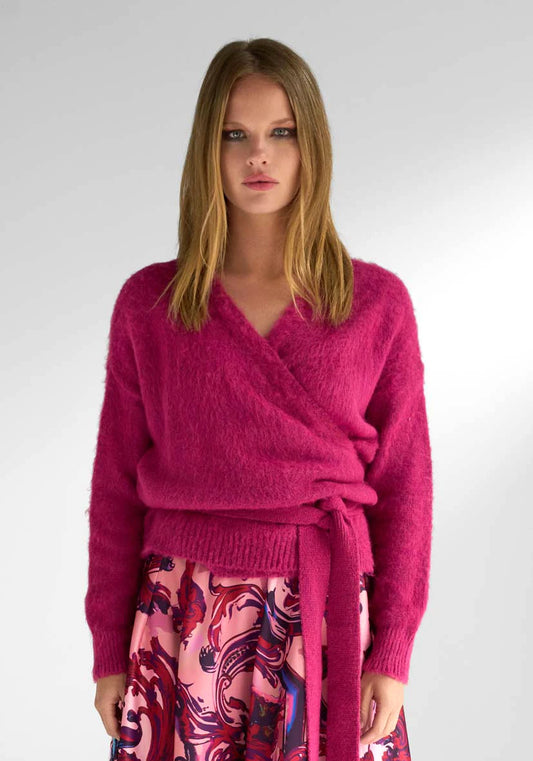 CACHE COEUR HEART WRAP JUMPER