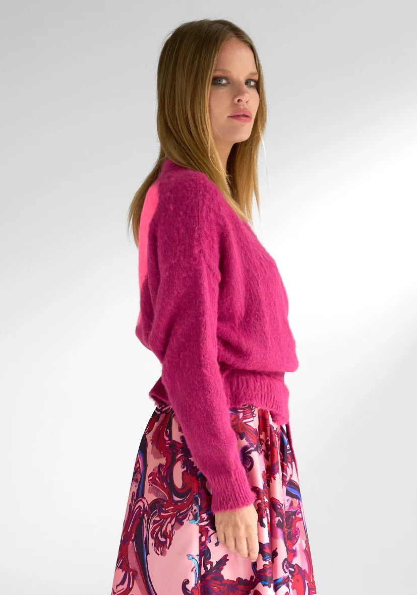CACHE COEUR HEART WRAP JUMPER