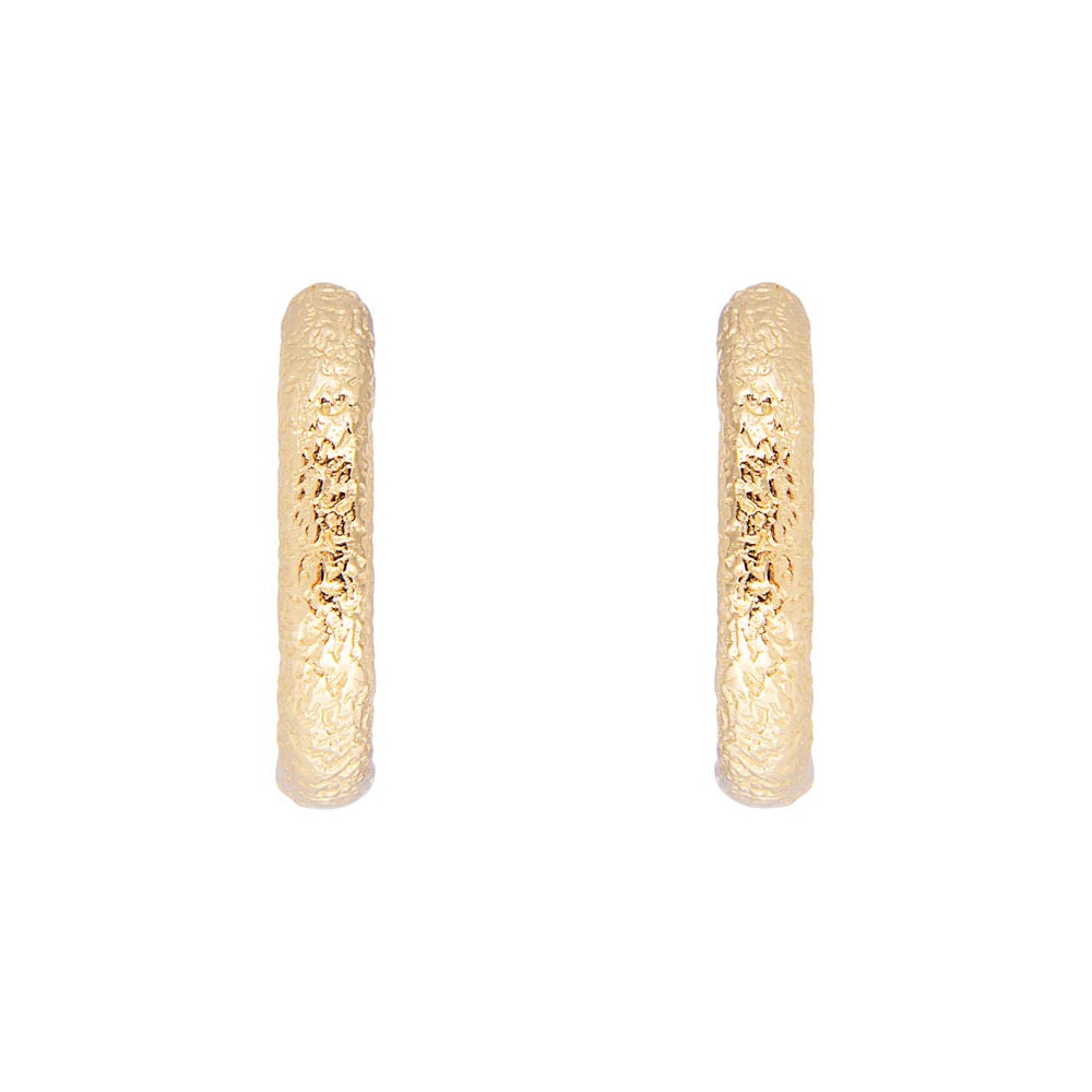 ANTIQUE GOLD MAXI HOOP
