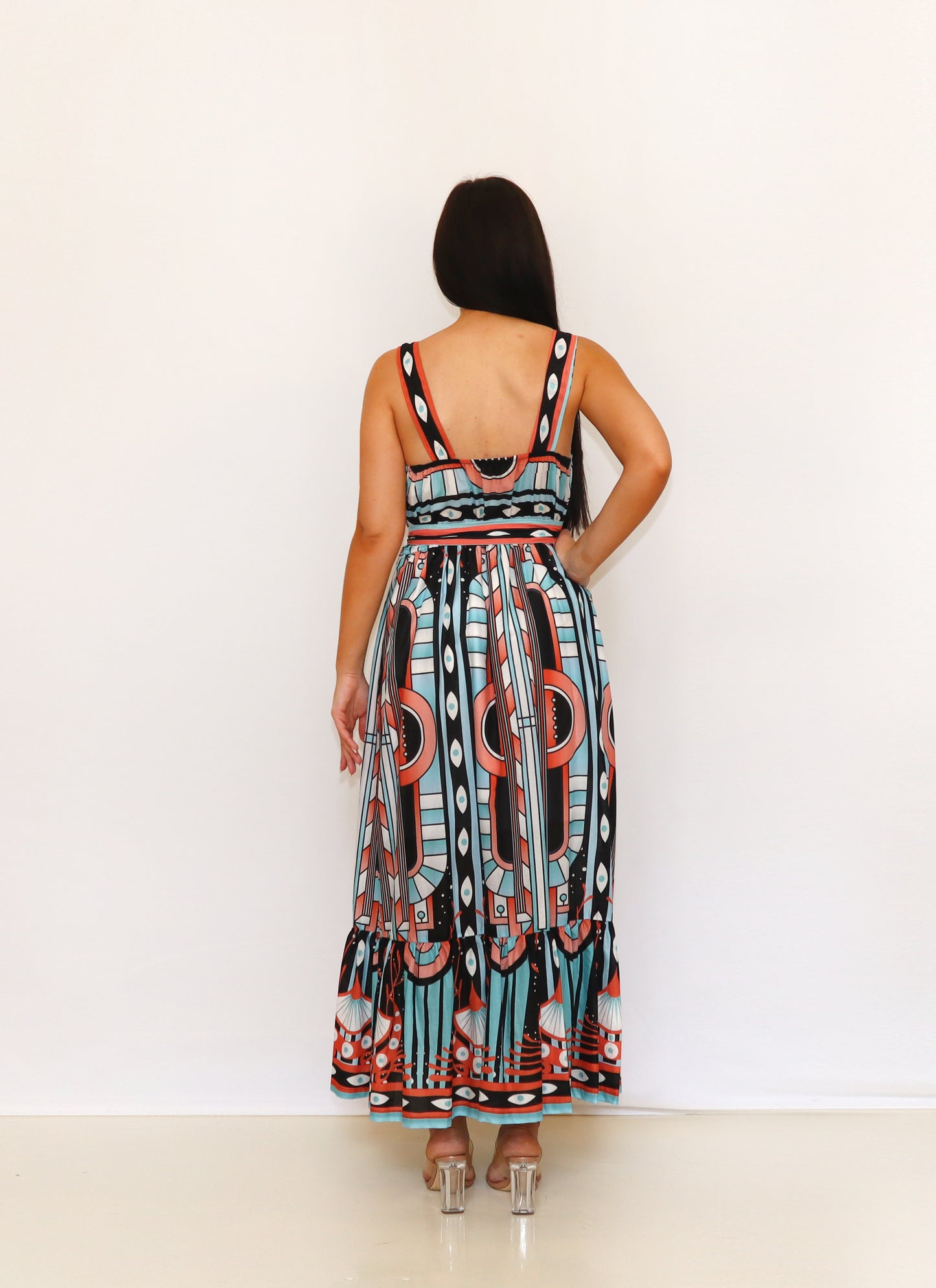 SYMMETRY LONG DRESS