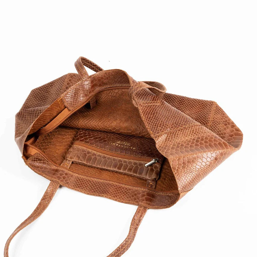 RECTANGULAR SNAKE TOTE