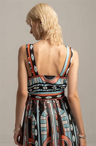 SYMMETRY LONG DRESS