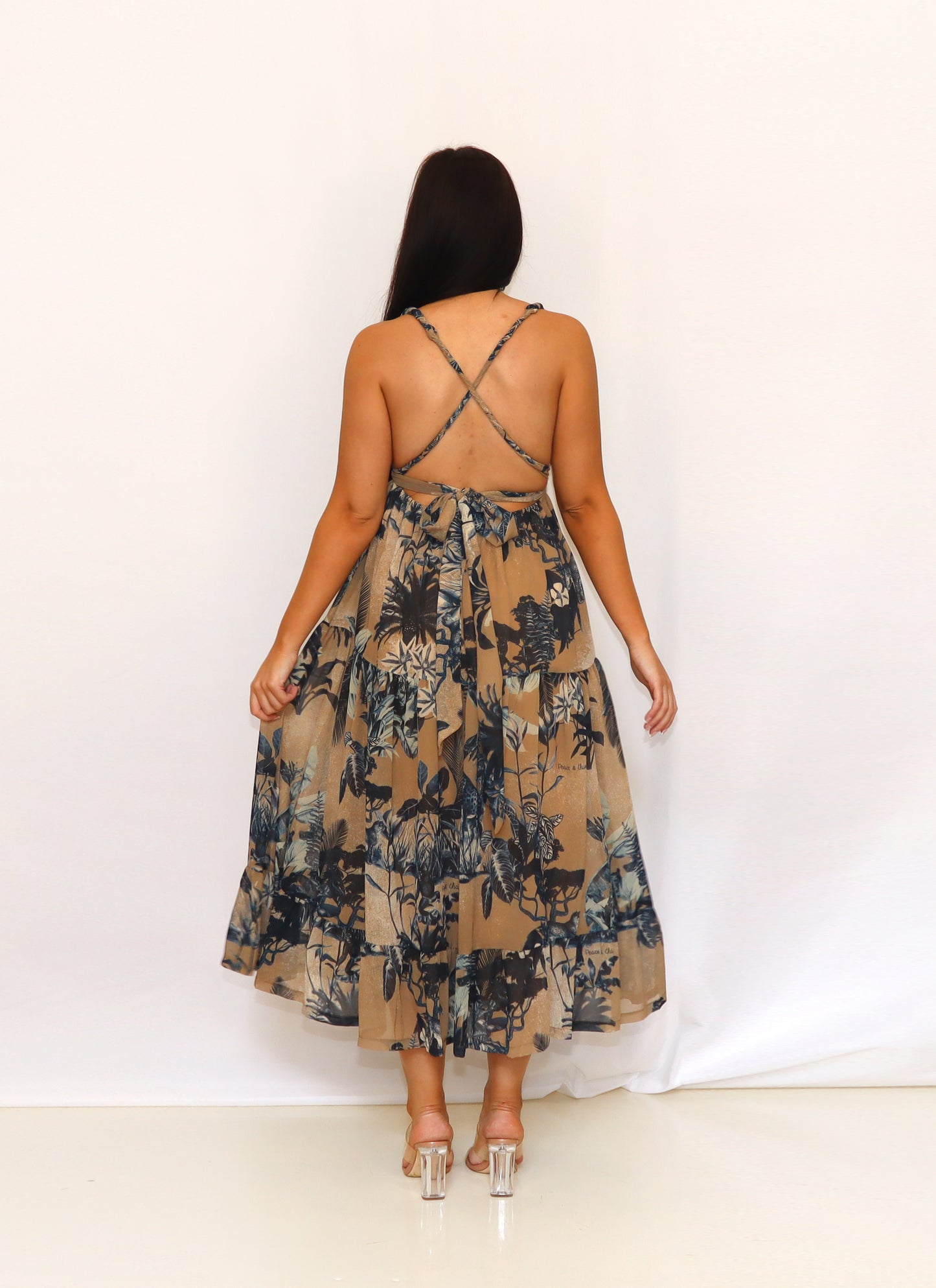 TUNDRA TWIST MIDI DRESS