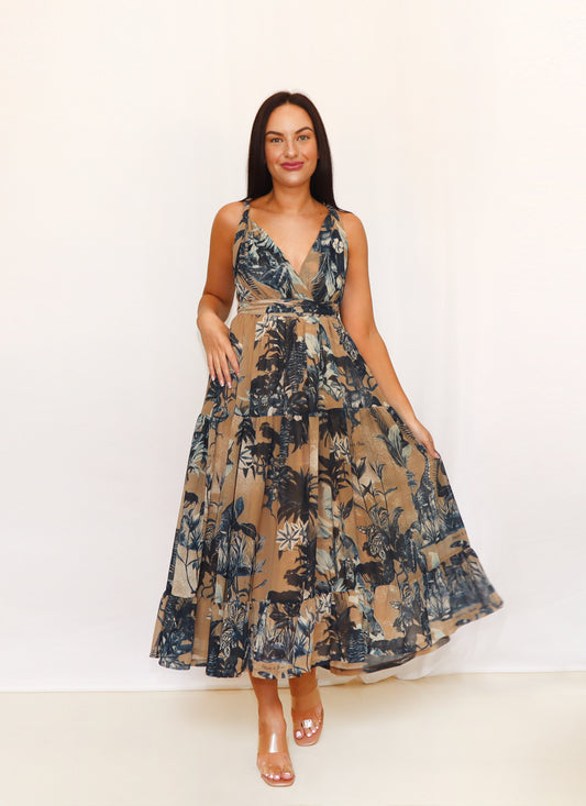 TUNDRA TWIST MIDI DRESS