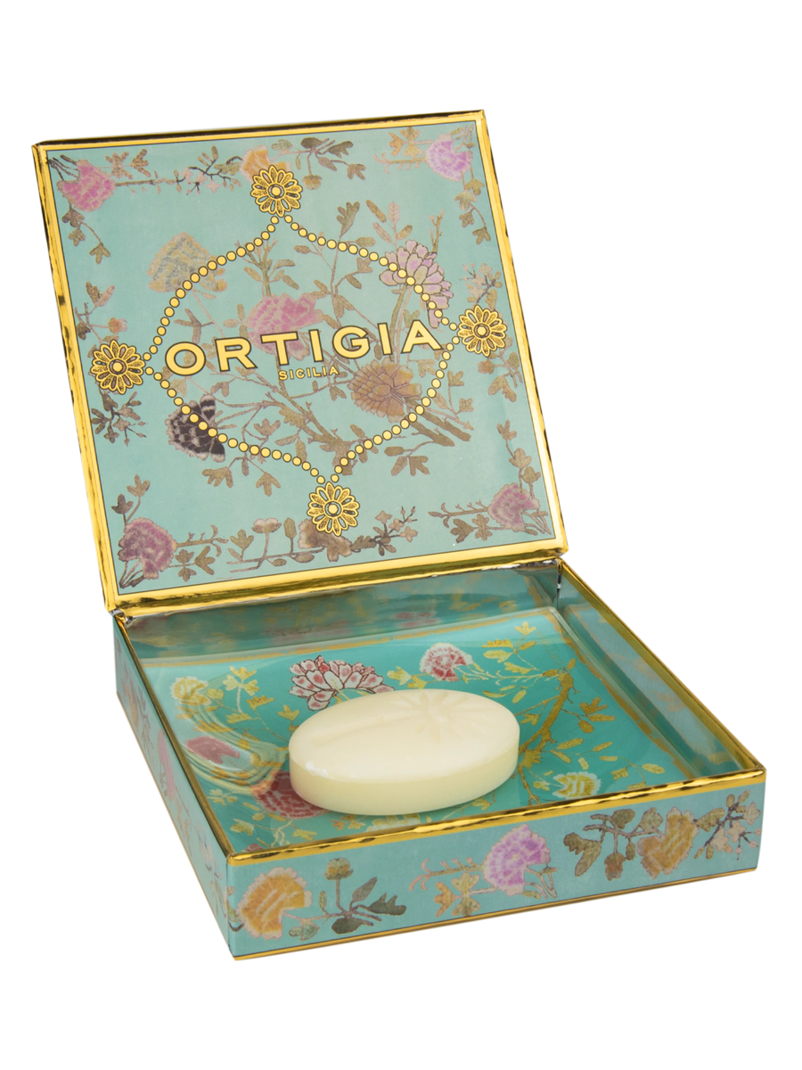 ORTIGIA Glass Plate and Soap