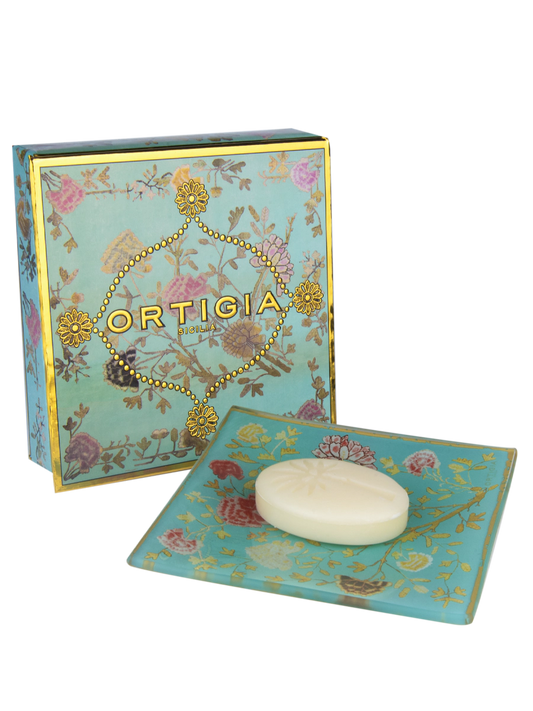 ORTIGIA Glass Plate and Soap