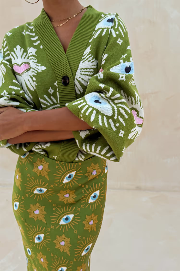 EYE CARDIGAN