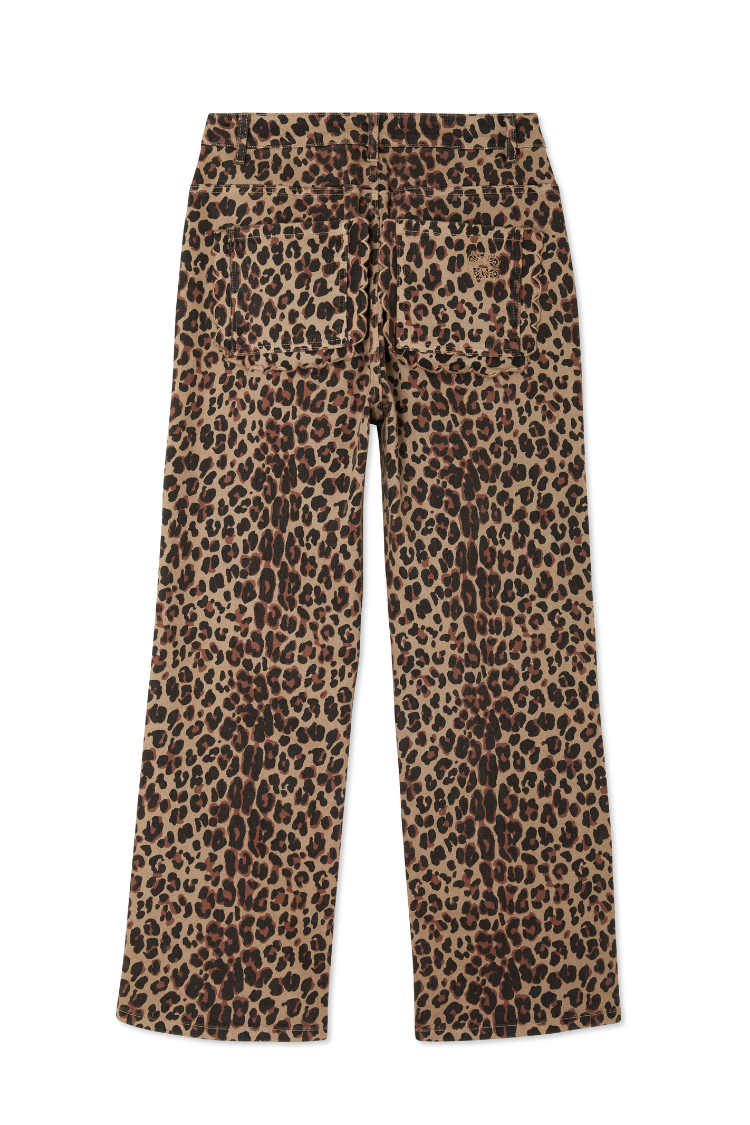 LUCIA LEOPARD SCALLOP JEANS