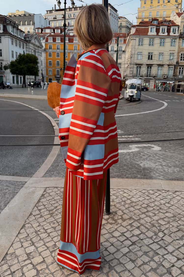 MULTI STRIPE BLAZER