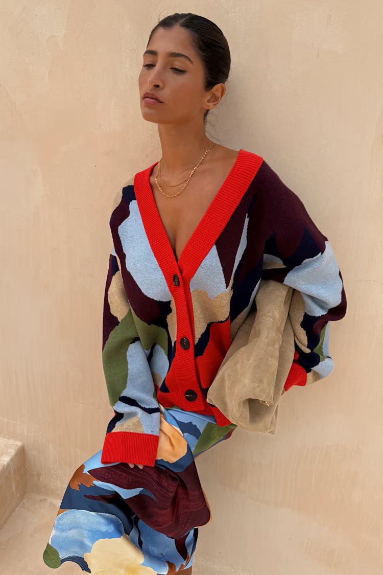 ABSTRACT CALLIE CARDIGAN