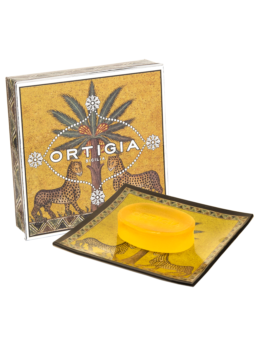 ORTIGIA Glass Plate and Soap